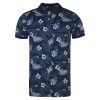 Polo Shirts for Men Floral Printed Men Jersey Polo Shirts Sizes S M L XL 2XL