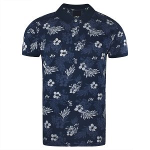 Polo Shirts for Men Floral Printed Men PQ Polo Shirts Sizes S M L XL 2XL